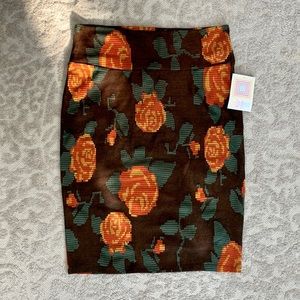 NWT Lularoe Cassie skirt - great fall floral print!